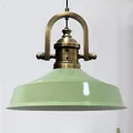 Produktbild: bamyum Asletl-Marine Hängelampe Industrial Vintage Ø41 cm, Küchenlampe Hängend Vintage, Pendelleuchte Esstisch Vintage, Hängelampe Esstisch, Wohnzimmerlampe, Pendelleuchte Minzgrün Metall, Küchenlampe