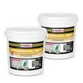 Produktbild: Isolbau Fertigspachtel Finish 50 kg, Glättspachtel Fugenspachtel, Gebrauchsfertige Polymer-Gips Fertig-Spachtelmasse für innen, Weiß Q1-Q10