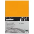 Produktbild: GMUND Transparentpapier DIN A4 Farbe Orange / LYSCO® Feinstpapierset mit 25 Blatt Inhalt (FPA-121) - bedruckbar, sehr gute Qualität, für Einladungen, als Einlegeblätter für Alben, Fotoalben, Fensterbilder, Bastelarbeiten uvm.