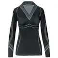 Produktbild: Ladeheid Funktionsunterhemd Damen Funktionsunterwäsche langarm Shirt Thermoaktiv LAGI004 schwarz L