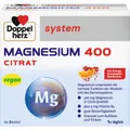 Produktbild: DOPPELHERZ Magnesium 400 Citrat system Granulat 20 St PZN03979800