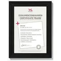 Produktbild: walther + design Home Holz Bilderrahmen 21x29,7 cm (DIN A4) SCHWARZ