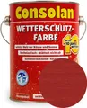 Produktbild: Consolan Wetterschutzfarbe » verschiedene Farben « 2,5 L - hochdeckender Schutz