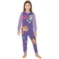 Produktbild: United Labels® Jumpsuit Paw Patrol Jumpsuit Overall Pyjama Schlafanzug langarm lila 122-128