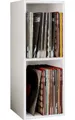 Produktbild: VCM Standregal Holz Schallplatten LP Stand Regal Platto 2fach
