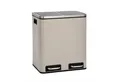 Produktbild: SVITA Mülltrennsystem, TM2X24, 48L (2x24L), Mülltrennsystem, Abfalleimer, Stahl, Taupe