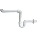 Produktbild: Geberit Waschtischsiphon, Raumsparmodell, Abgang horizontal, DN40, 151.107.11.1 - Weiß