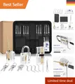 Produktbild: Leistungsstarkes Lockpicking-Kit: 34 Teile für sicheres und effektives Training