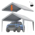 Produktbild: VEVOR Zeltgarage Garagenzelt Lagerzelt Carport PE 606x365cm Grau