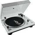 Produktbild: Omnitronic BD-1350 DJ-Plattenspieler Turntable mit Riemenantrieb in Silber