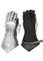 Produktbild: Battle-Merchant - Gotische Panzerhandschuhe, Stahl - Plattenhandschuhe - Mittelalter - LARP