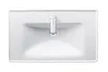 Produktbild: Duravit D-Neo Waschtisch, 800x480mm, 1 Hahnloch, mit Überlauf, weiß Hochglanz,