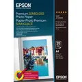 Produktbild: Epson Fotopapier S041332 Premium Semigloss, für Inkjet, A4, 251 g/m², seidenmatt, 20 Blatt