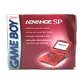 Produktbild: Nintendo GameBoy Advance - Konsole GBA SP #rot Flame Red + Stromkabel US mit OVP