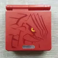 Produktbild: Nintendo Gameboy Advance SP Konsole Pokemon Groudon ROT Handheld + Ladekabel