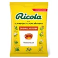 Produktbild: Ricola Schweizer Bergkräuter Bonbons ohne Zucker fruchtig frisch 75g