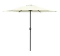 Produktbild: vidaXL Sonnenschirm Sonnenschirm mit Aluminium-Mast 270x246 cm Sandweiß