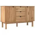 Produktbild: vidaXL Sideboard, Kommode OTTA 113,5x43x73 cm Massivholz Kiefer