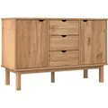 Produktbild: vidaXL Sideboard OTTA 113,5x43x73 cm Massivholz Kiefer 348591