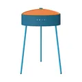 Produktbild: Fontastic „Mesu“ Bluetooth Lautsprecher, Stylische Musik-Box mit Freisprecheinrichtung und Wireless Ladefunktion, Speaker bis zu 6h kabellos Musik hören, Multifunktions-Tisch Schwarz (Blau)