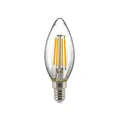 Produktbild: SIGOR 4,5W Kerze Filament klar E14 470lm 2700K dimmbar LED Lampe C35