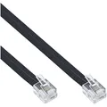 Produktbild: INLINE Modularkabel, RJ12, Stecker / Stecker, 6adrig, 6P6C, 1m