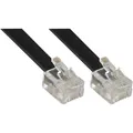 Produktbild: InLine® 18848 Modularkabel RJ12, Stecker / Stecker, 6adrig, 6P6C, 1m