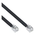 Produktbild: InLine® Modularkabel RJ12, Stecker / Stecker, 6adrig, 6P6C, 1m