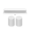 Produktbild: Sonos Entertainment Set - mit Beam Gen 2 und 2x Era 100 - Weiß