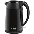 Produktbild: Bosch Wasserkocher DesignLine TWK3P423, schwarz, 1,7 Liter, 2400 Watt, mit Edelstahlgehäuse