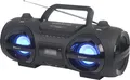 Produktbild: Reflexion Boombox CDR900BT | Ghettoblaster tragbar | CD-Player MP3 USB SD AUX Bluetooth | UKW-Radio | 200W | Discolicht