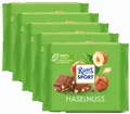 Produktbild: Ritter Sport Haselnuss - Schokolade - 5 Tafeln je 100 Gramm