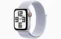 Produktbild: Apple Watch SE GPS + Cellular, 44 mm Aluminiumgehäuse Silber, Spor #2879130