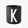 Produktbild: Design Letters Schwarzer Porzellanbecher K