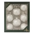 Produktbild: Weihnachtskugeln Silber matt 8 Stück/ Set, Ø 7 cm