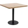 Produktbild: vidaXL Bistrotisch, Hellbraun, Holzwerkstoff, Strukturbuche, Quadratisch,Quadratisch, 80x75x80 cm, Esszimmer, Tische, Esstische