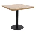 Produktbild: vidaXL Esstisch Bistrotisch Hellbraun 80x80 cm MDF (1-St)