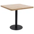 Produktbild: vidaXL Bistrotisch Hellbraun 80x80 cm MDF NEU