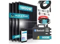 Produktbild: SUNNIVA® 1800W Balkonkraftwerk 800W komplett Steckdose - TSUN 800W Wechselrichter - PV Solaranlage Komplettset - 4x 450W (1800W) Solarmodule - inkl. 5m Kabel - Bluetooth, WIFI