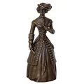 Produktbild: aubaho Bronzeskulptur Tischglocke Glocke Frau im Antik-Stil Bronze Figur Statuen 14cm