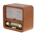 Produktbild: CAMRY CR 1188 Radio mit Holzgehäuse, Retro Radiogerät mit AM/FM, Nostalgieradio mit Bluetooth, USB-Port, Vintage Küchenradio mit Frequenzskala Braun