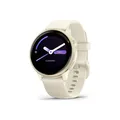 Produktbild: Garmin vívoactive 6 42mm Fitness-Smartwatch bone/lunargold aluminium