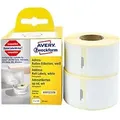 Produktbild: AVERY Zweckform Adressetiketten AS0722370 Selbsthaftend Weiß 28 x 89 mm al 2 Rolle à 130 Etiketten