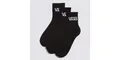 Produktbild: Vans Unisex Classic Halbhohe Socken (3 Paar) - BLK (Schwarz/Weiß)