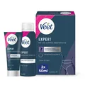 Produktbild: Veet Expert Haarentfernungsset Intimzonen Damen Creme Schaum 2x50 ml
