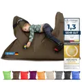 Produktbild: LAZY BAG Riesen-Sitzsack XL 160x125 cm mit 300 Liter | Sitzkissen 2-in-1 für Kinder & Erwachsene | Bequeme Indoor & Outdoor mit 3 Mio. EPS-Perlen für perfekte Ergonomie | Deutscher Marken Hersteller