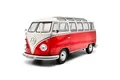 Produktbild: Volkswagen T1 Samba 1962 Rot Weiß 1:18 Maßstab Solido 1813402