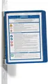 Produktbild: Durable Sichttafelwandhalter (Vario Magnet Wall 5, mit 5 Sichttafeln A4) dunkelblau, 591407