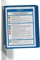 Produktbild: DURABLE Fächermappe Sichttafelsystem Vario Magnet Wall 5 grau 5 Tafeln dunkelblau