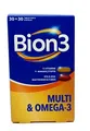 Produktbild: Bion3 Multi & Omega-3 mit Bakterienkulturen, 2x30 Stück, PZN 19430306